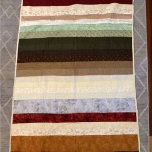 Multicolor Striped Quilt